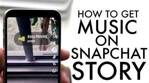 how to add music to snapchat story