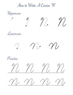 How to Write the Letter 'N' in Cursive: A Guide to Master the Art of Writing Curly N